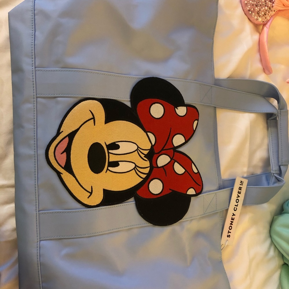 Stoney Clover Lane Disney Periwinkle Minnie Tote